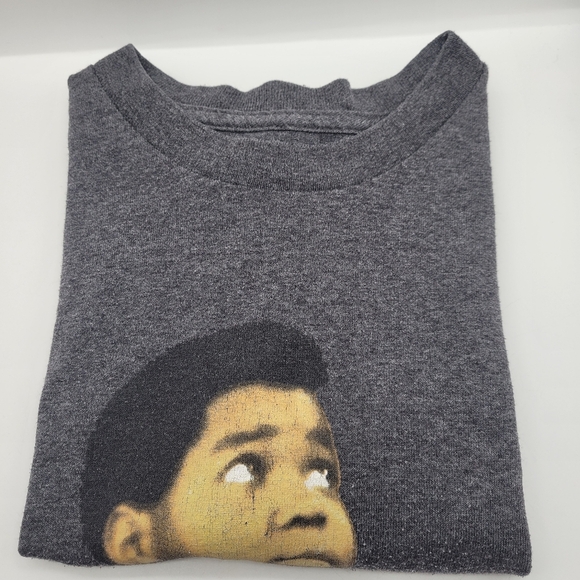 Diff’rent Strokes Graphic Shirt Medium Dark Grey Arnold Jackson Short Sleeve - Picture 11 of 11